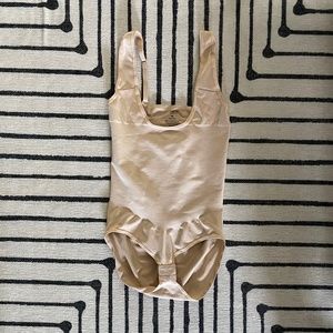 Assets By Spanx Nude XL Bodysuit Shapewear